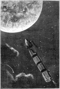 Jules Verne 1828-1905, De la Terre à la Lune, 1865 - Unbekannt