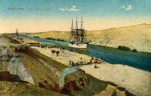Kantara - Le canal de Suez, vers 1918-1939