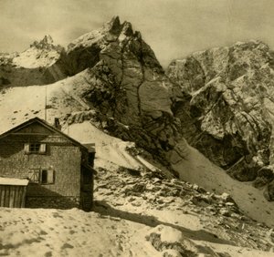 Karlsbaderhütte, Dolomites de Lienz, Autriche, c1935