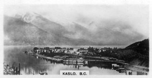Kaslo, Colombie-Britannique, Canada, vers 1920