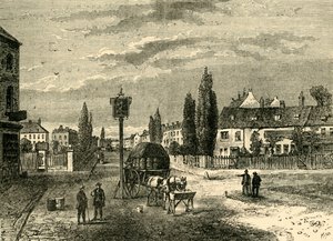 Kennington, depuis le Green, 1780 - Unbekannt