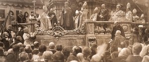Le roi Charles IV prêtant serment de couronnement à Budapest le 30 décembre 1916, 1916 - Unbekannt