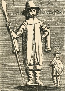 Le roi Charles, portier et nain, vers 1872