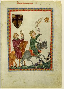 Le roi Conrad le Jeune du Codex Manesse - Unbekannt