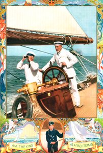 Le roi George V en tant que yachtman, vers 1935