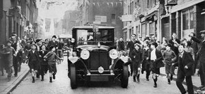 Dernière visite du roi George V à l