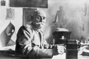 Roi Pierre I de Serbie, juillet 1914