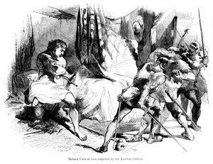 Le roi Richard I 1157-1199 surpris par des soldats autrichiens - Unbekannt