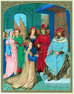 Le roi Salomon accueillant la reine de Saba