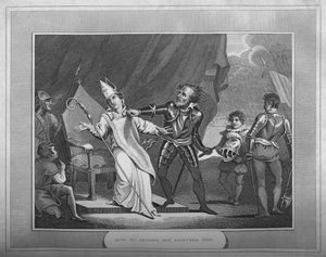 Le roi Guillaume saisissant son frère Odon, 1838