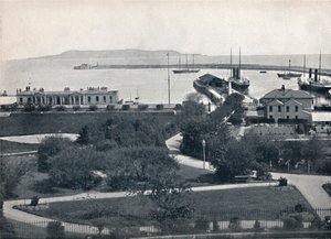 Kingstown - Vue générale du port, 1895