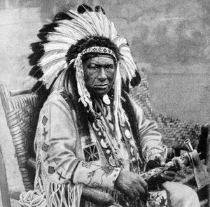 Kinnewankan, chef des Sioux, 1922