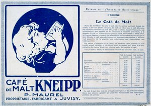 Kneipp Café de Malt, publicité, 1915