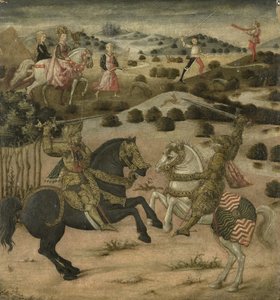 Scène de légende de chevalier, 1450-1475