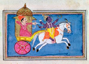 Krishna, divinité hindoue, un avatar de Vishnu, 17e siècle