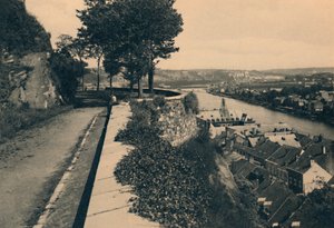 La Meuse vue de la Citadelle, vers 1900