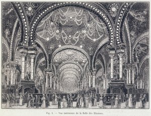 La Salle des Illusions, Paris, septembre 1900