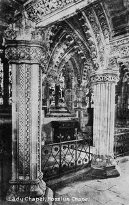 Chapelle de la Dame, chapelle de Rosslyn, Midlothian, Écosse, 20e siècle