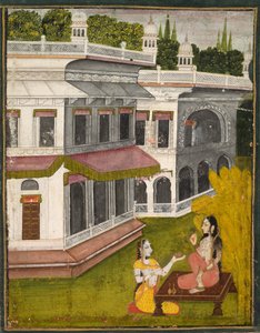 Dame et sa confidente, vers 1800