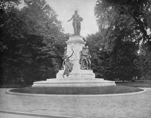 Statue de Lafayette, Washington, D.C., vers 1897