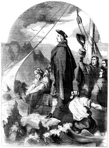 Débarquement du Chevalier de St George en Écosse, 1715, 19ème siècle