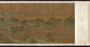 Paysage en bleu et vert - Unbekannt
