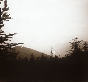 Paysage, fumée au loin, Alsace - Unbekannt