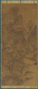 Paysage avec bâtiments de ferme et personnages, 1368-1644