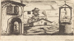 Paysage avec un puits - Unbekannt