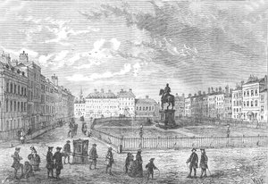 Leicester Square, vers 1750