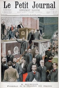 Léon Bourgeois, président de la Chambre des députés, 1902