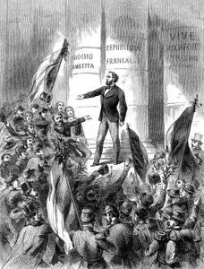 Léon Gambetta proclamant la République de France, 4 septembre 1870, 1882-1884