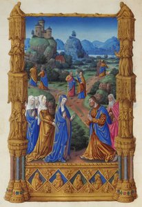 Les Très Riches Heures du duc de Berry, Folio 122v - Les Apôtres prêchant
