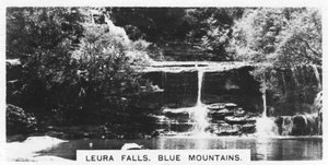 Chutes de Leura, Montagnes Bleues, Australie, 1928