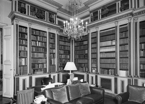Bibliothèque, Ambassade britannique Hôtel de Charost 39 Rue de Faubourg Saint-Honoré, Paris, France