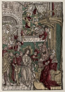 Vie du Christ : Christ devant Pilate, 1400s - Unbekannt