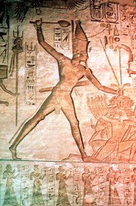 Relief en calcaire du temple de Ramsès II, Abou Simbel, Égypte, XIIIe siècle av. J.-C. - Unbekannt
