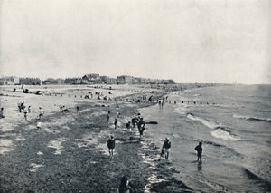Littlehampton - Pataugeant à marée basse, 1895