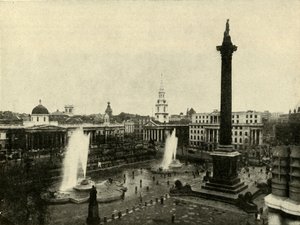 La place la plus connue de Londres, vers 1948
