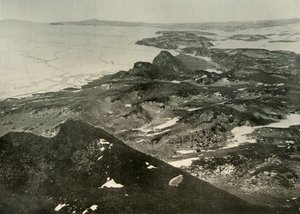 Regard vers le nord vers le cap Royds, vers 1908, 1909