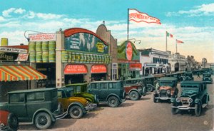 Regard vers le Nord sur Main Street, vers 1939