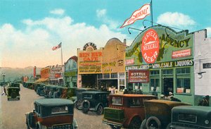 Regardant vers le sud sur Main Street, vers 1939 - Unbekannt