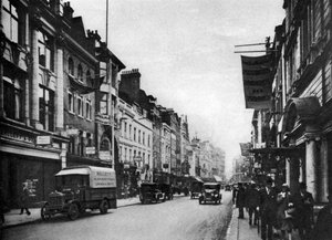 Vue vers le sud dans New Bond Street, Londres, 1926-1927