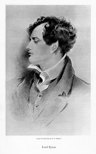 Lord Byron, poète anglo-écossais, 19e siècle