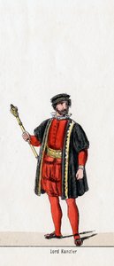 Lord Chancelier, costume pour la pièce de Shakespeare, Henry VIII, XIXe siècle - Unbekannt