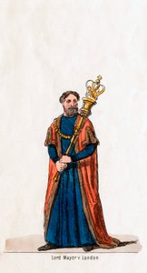 Lord-maire de Londres, costume pour la pièce de Shakespeare, Henry VIII, 19e siècle - Unbekannt