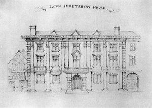 Maison Lord Shaftbury, Aldersgate Street, 1908