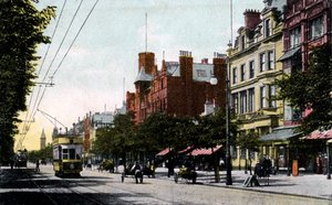 Lord Street, Southport, Lancashire, début du 20e siècle
