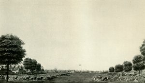 Lord Wellesley passant en revue la garde du corps à Ballygunje, vers 1770