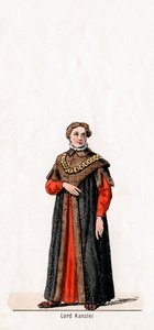 Lord chancelier, costume pour la pièce de Shakespeare, Henry VIII, 19ème siècle